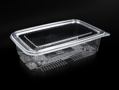 750 ml Food Container With Hinged Lid