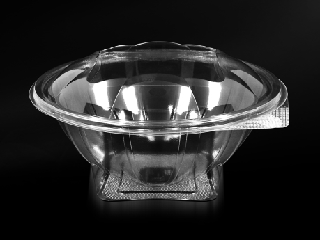 750 gr Round Salad Bowl, With Hinged Lid