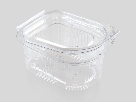 30 cc Oval Sauce Container, With Hinged Lid