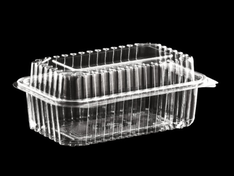 750 ml Food Container With Hinged High Lid