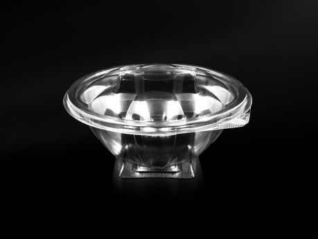 250 gr Round Salad Bowl, With Hinged Lid