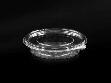 80 ml Oval Food Container, With Hinged Lid