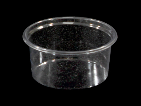 Sauce Bowl, PET, Ø75 mm, 100 cc, Transparent