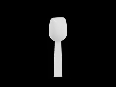 Ice-Cream Spoon, PS, 80 mm, White