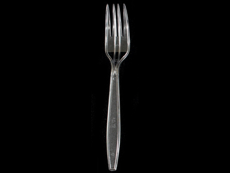 Special Fork, PS, 175 mm, White / Transparent