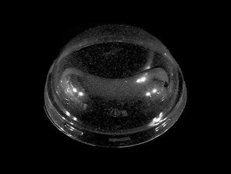 Dome Lid Without Hole, PET, Ø95 mm, Transparent