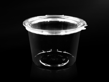 500 ml Round Cheese Container with Hinged Lid